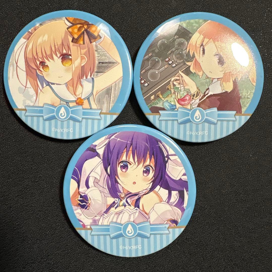 d*3様 ごちうさ きららファンタジア 属性缶バッジ リゼ 3点セット