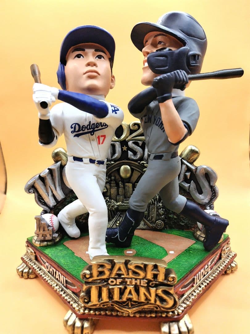 2024ワールドシリーズ 大谷翔平 アーロンジャッジ　デュアルボブルヘッド
