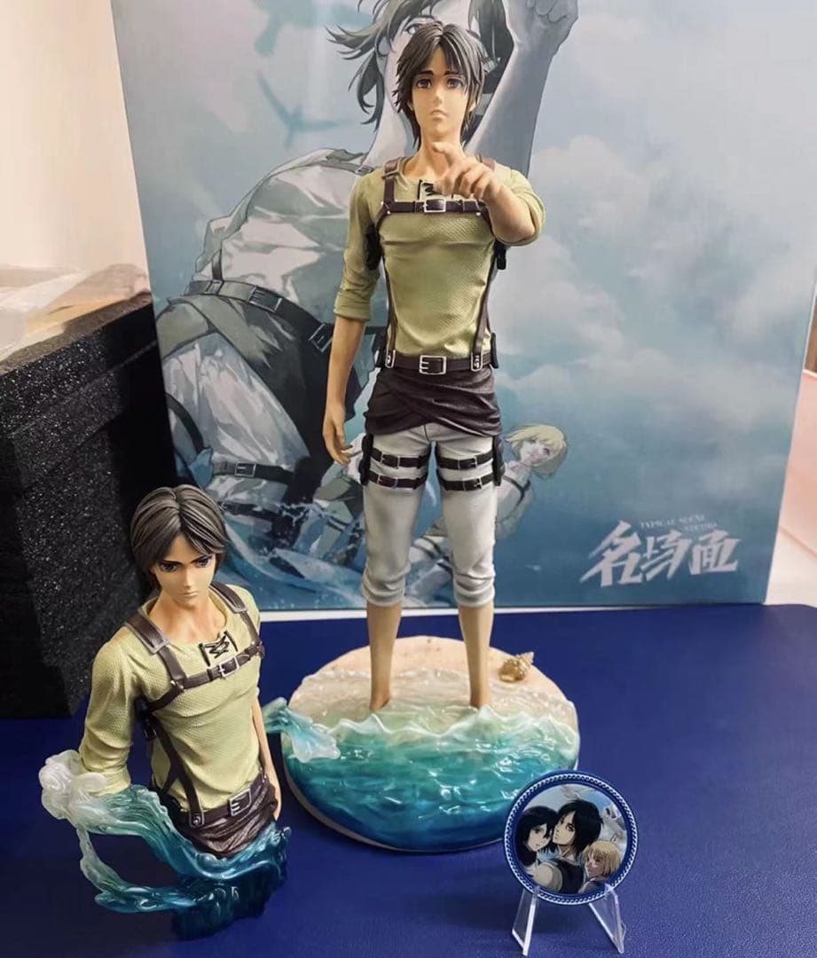 進撃の巨人 エレン・イェーガー ガレージキット ガレキ スタチュー⑥