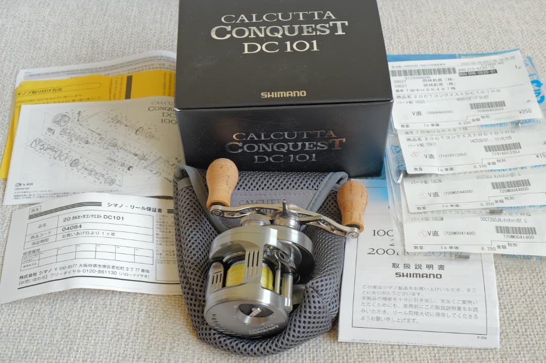 美品 シマノ CALCUTTA CONQUEST DC 101
