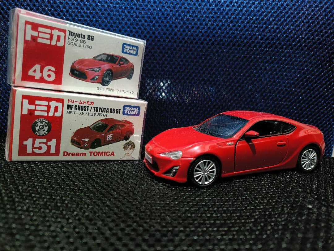 86（ZN6）ドリームトミカ他ミニカー3台まとめ売り（mfゴースト）