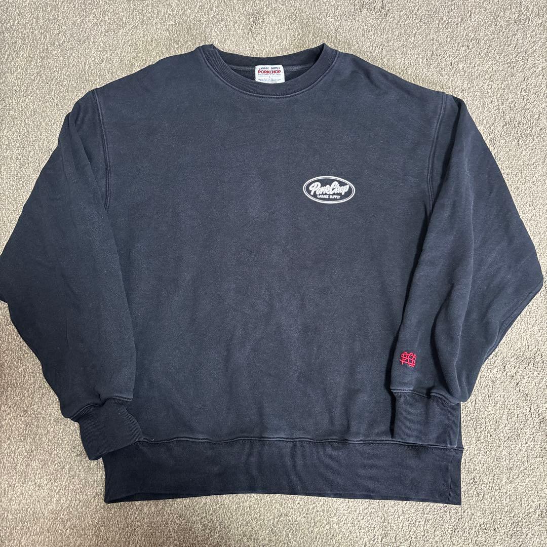 PORK CHOP ポークチョップ　ガレージサプライ　ロゴ　スウェット