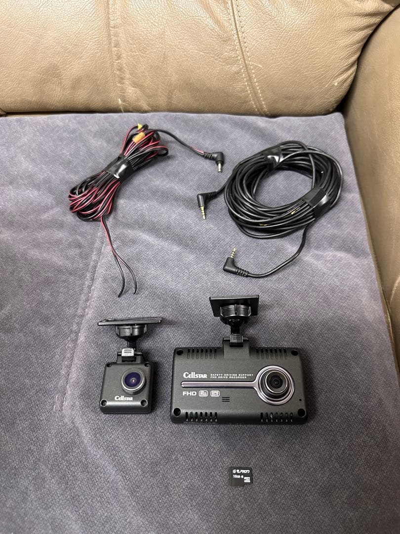 セルスター　CSD-790FHG ドライブレコーダー　前後2カメラ