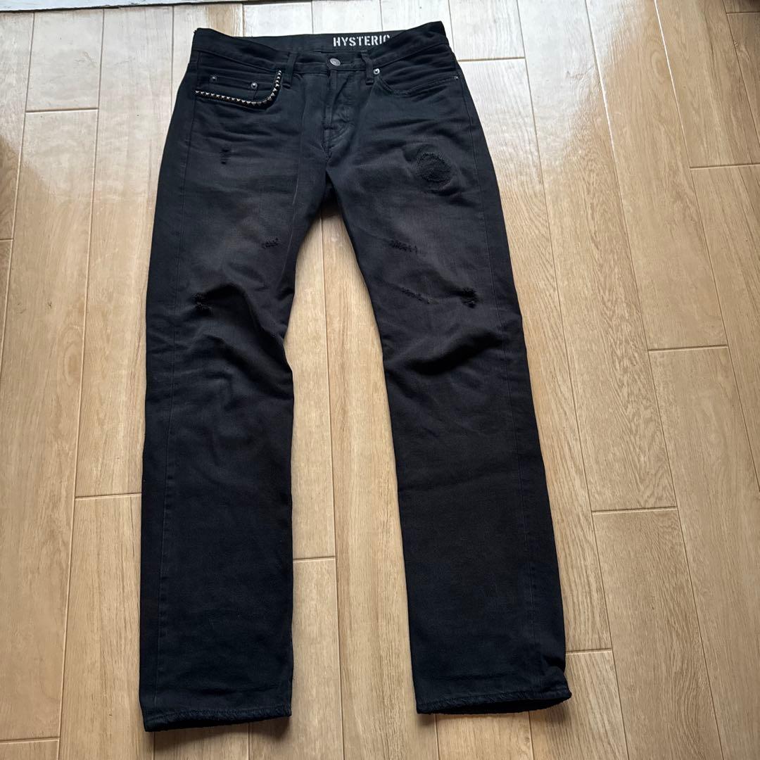 HYSTERIC GLAMOUR ダメージデニムパンツ