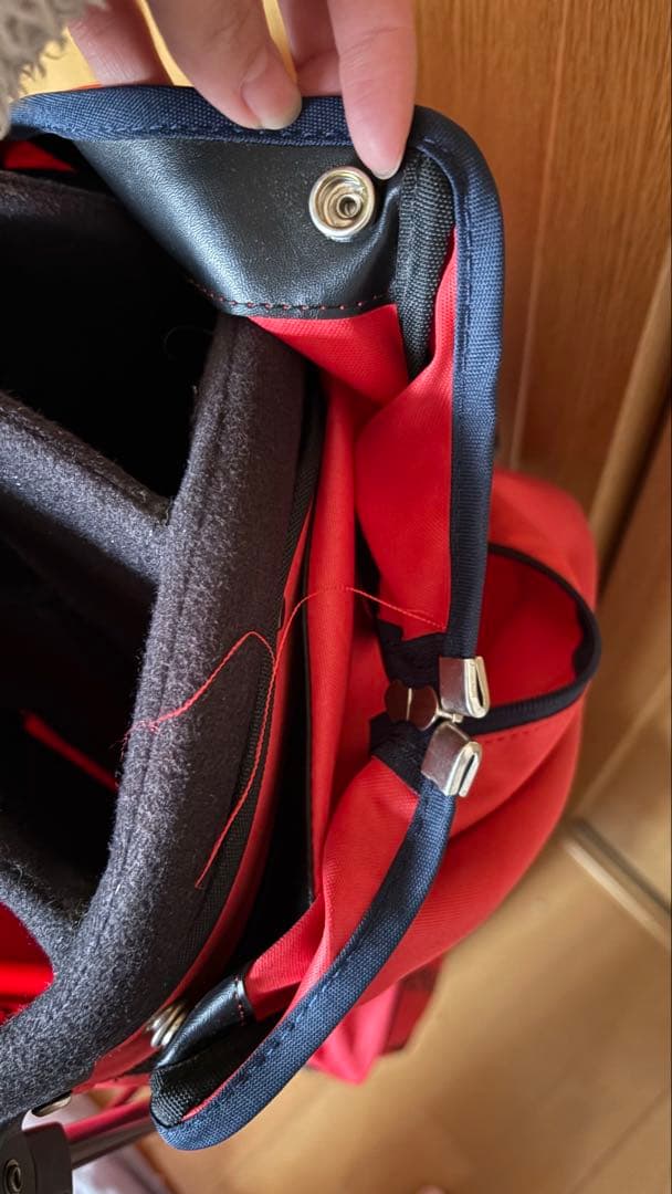 JACK BUNNY キャディバッグ レッド