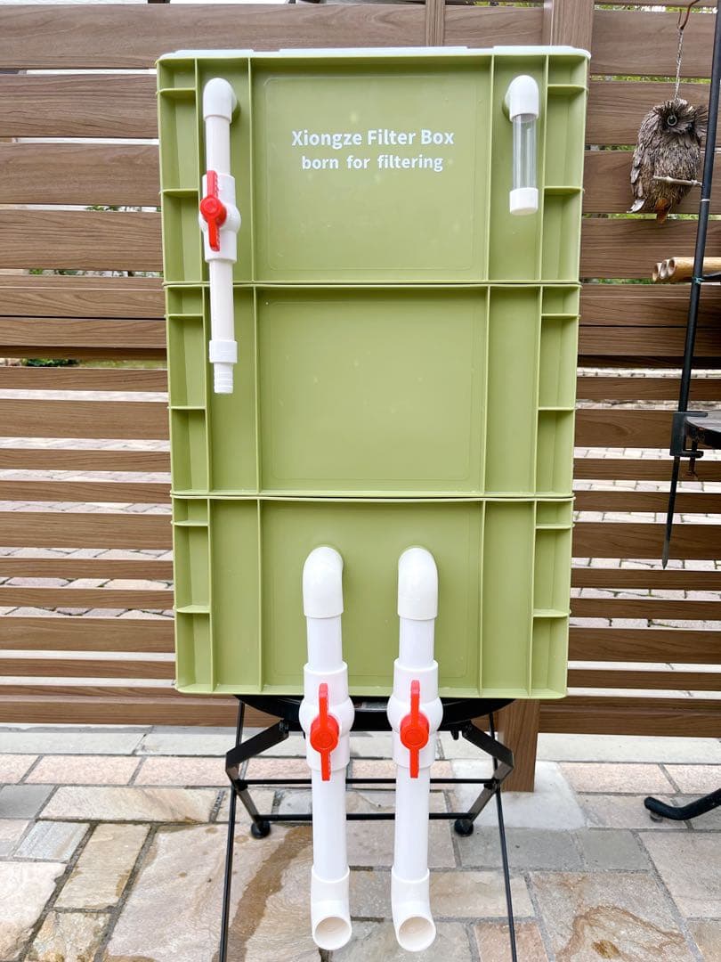 お任せ高性能濾過材2段付き2種以上　水槽用万能フィルター 外部式飼育濾過装置器