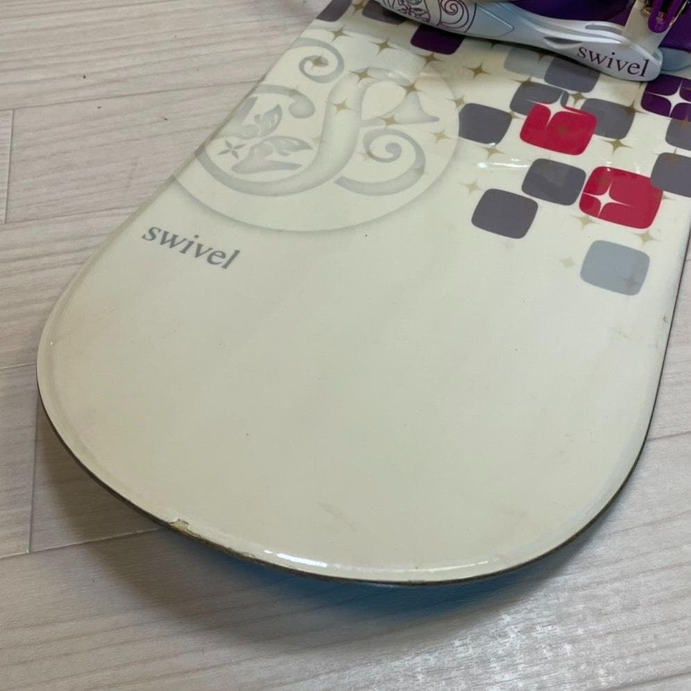 SWIVEL スノーボード　ビンディングセット　135cm　キッズ用