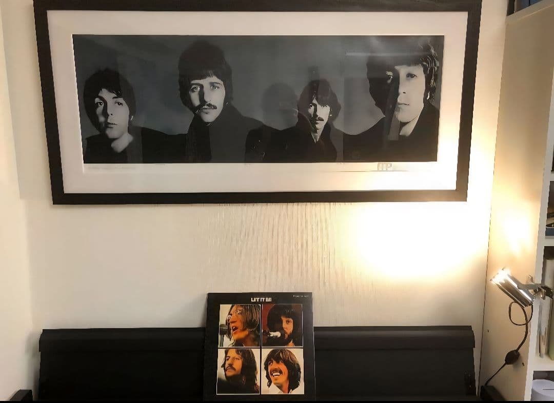 The Beatles リチャードアベドン　ビートルズアート豪華フレーム付