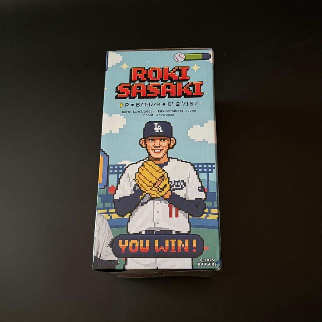 佐々木朗希 ボブルヘッド ドジャースタジアム球場配布限定 非売品 8/4