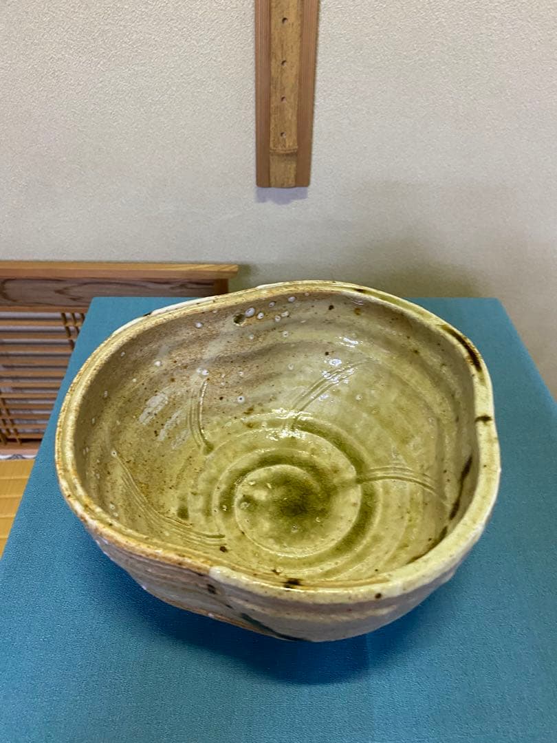 ⭐️本日限定⭐️茶道具/片口菓子鉢 加藤光右衛門作 山十窯 美濃伊賀焼 共箱