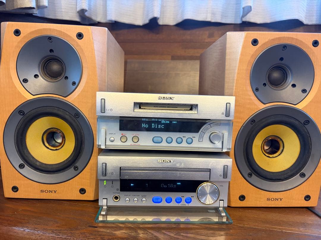 SONY MDS-SD1 コンポとインシュレーター　AT6098