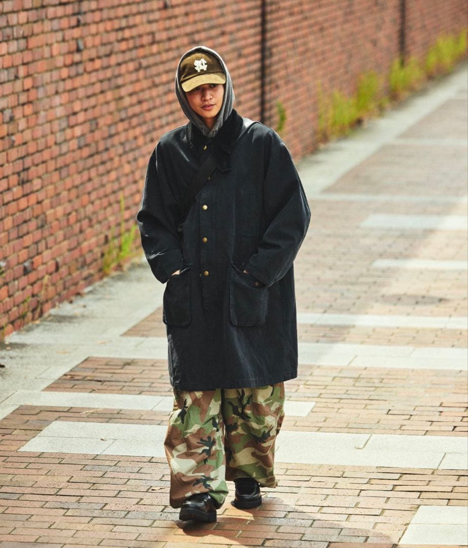 新品★NAUTICAノーティカヴィンテージライク クラッシュドダックコート