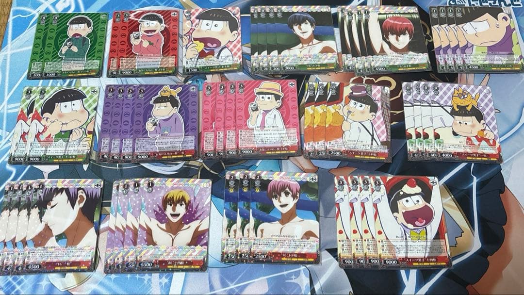 ヴァイスシュヴァルツ おそ松さん 緑赤 宝扉 デッキ 調整パーツ 4コン