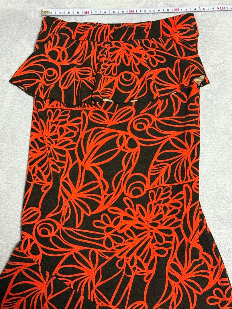 Lahaina vivi アロハ　ハワイ　冬　ドレス　黒　赤　衣装　Lサイズ