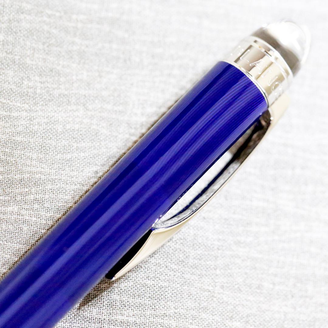 【極美品 送料込み】モンブラン ボールペン スターウォーカー クールブルー