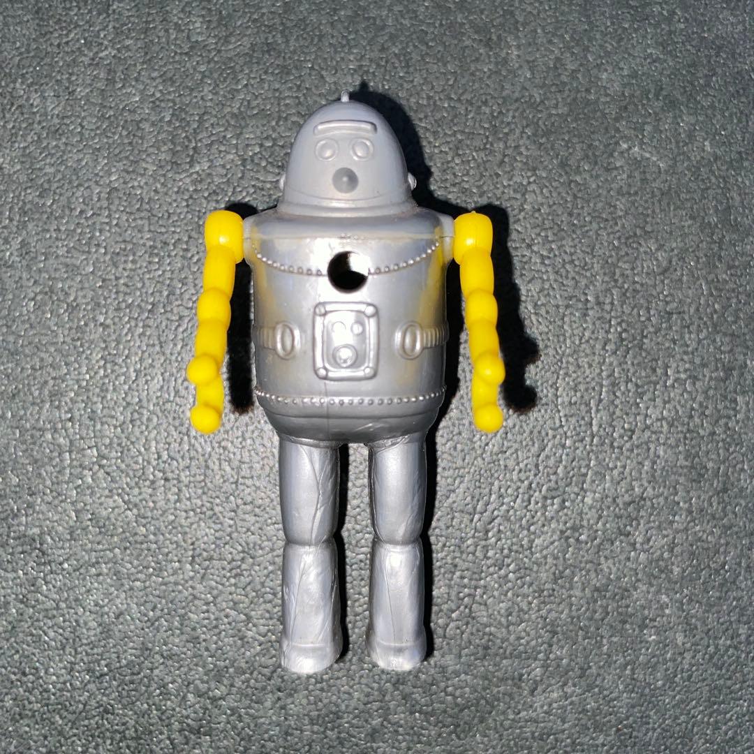 【昭和レトロ】おまけ 鉄人28号風　昭和 プラスチック 当時物
