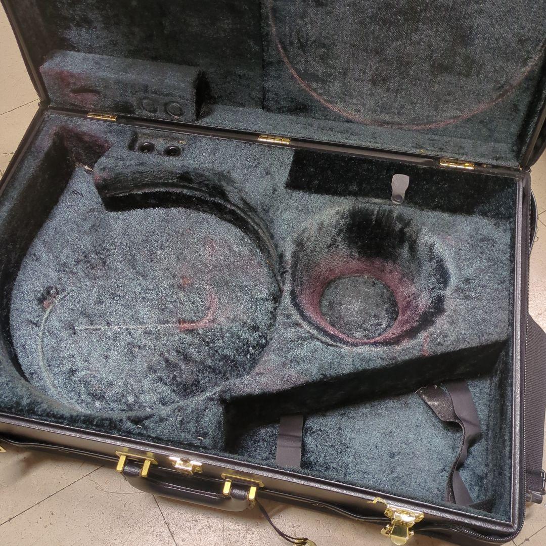 フレンチホルンケース 黒 合成皮革