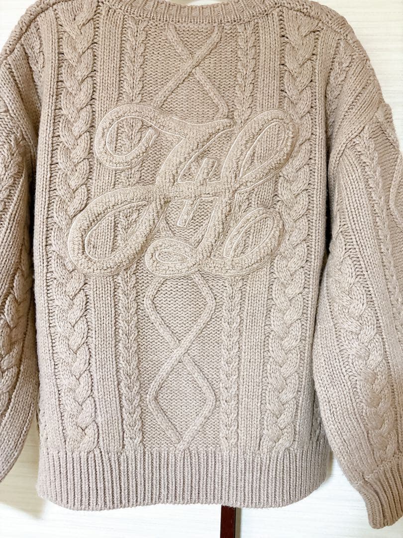 【新品】ハーリップトゥ H Boa Cable Knit Cardigan