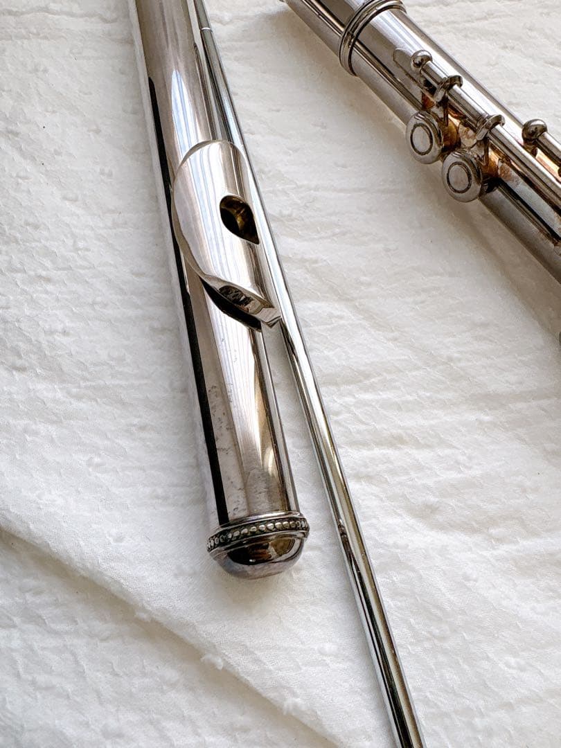 【希少】YAMAHA ヤマハ YFL-43 YFL43 管体銀製