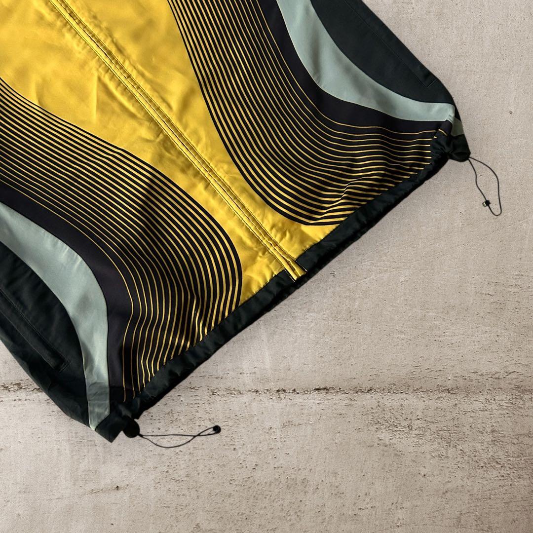 希少adidasアディダスARIS FCナイロンジャケットドローコード刺繍ロゴ