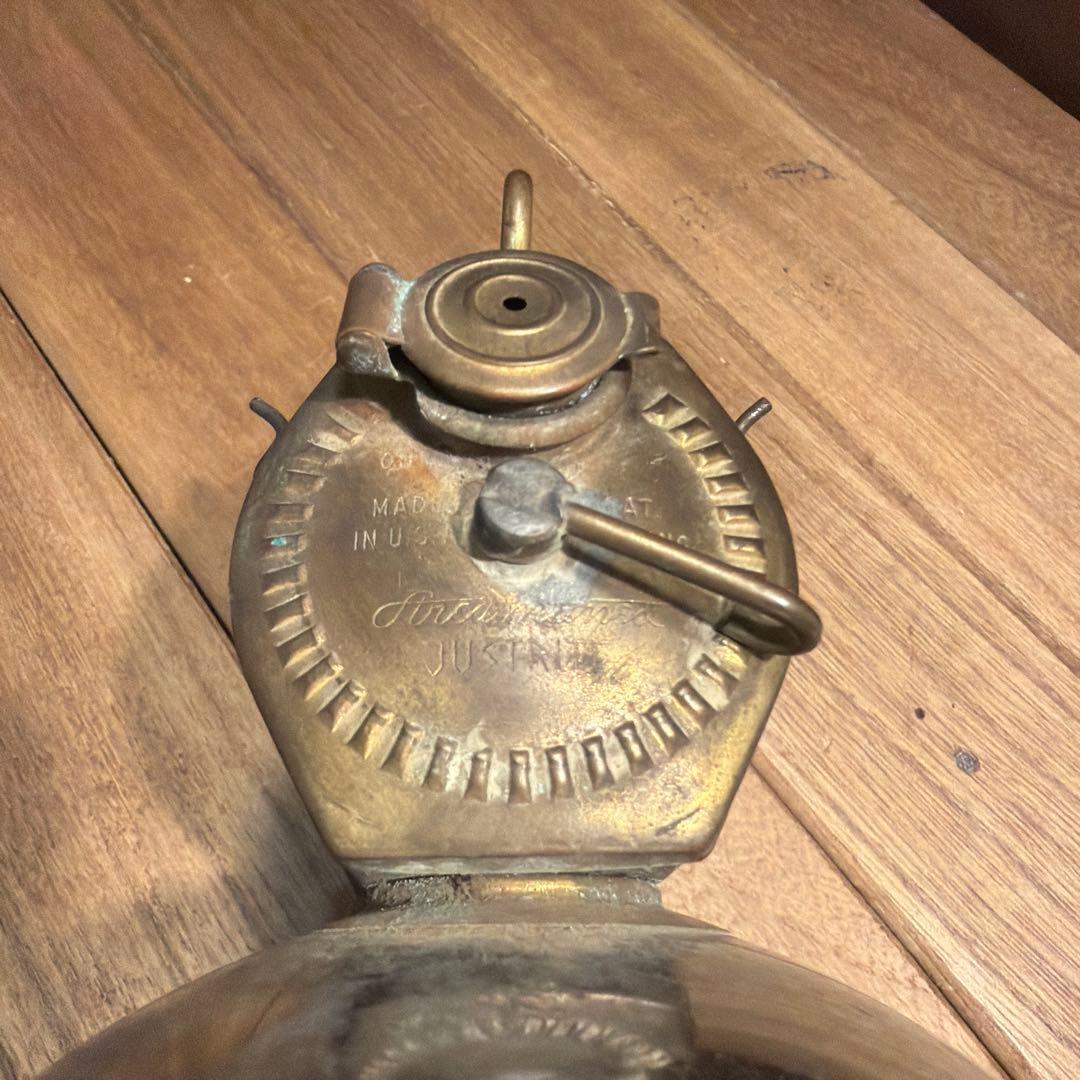 USA製 ヴィンテージ カーバイドランプ ジャストライト キャンプカーバイト10