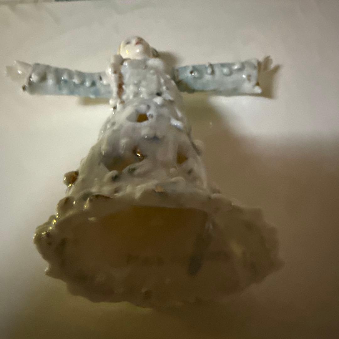 溶けゆく雪娘 20cm。一点もの。磁器製。手作り。 陶芸家 Arkhipova