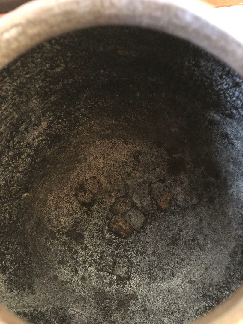 阿弥陀堂釜　初代　畠春斎氏作　共箱入