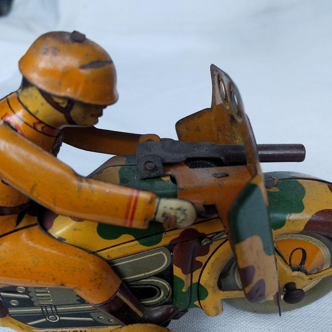 旧日本軍 ブリキ バイク オートバイ 昭和 レトロ ビンテージ アンティーク
