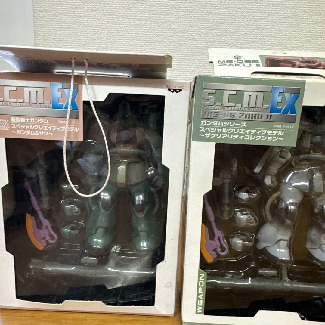 ガンダムスペシャルクリエイティブモデル ザクリアリティコレクション3体