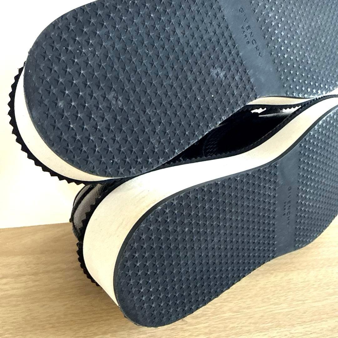 【極美品】GIVENCHYジバンシィブラックレザー フリンジ ローファー 厚底