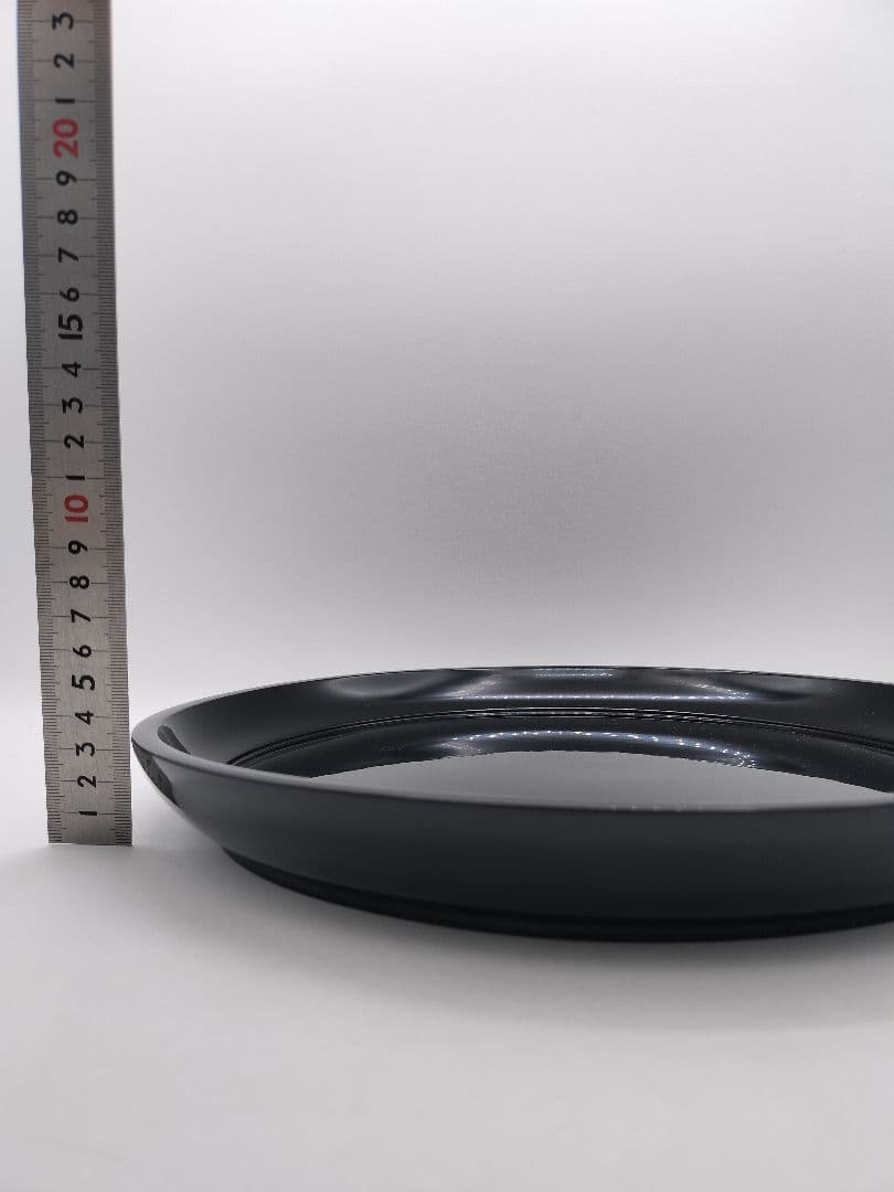 c583 大円盆 真塗 紙箱 茶道具 古物