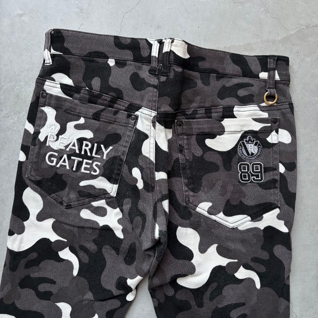 PEARLY GATES カモフラ迷彩総柄 ストレッチロングパンツ 30周年記念