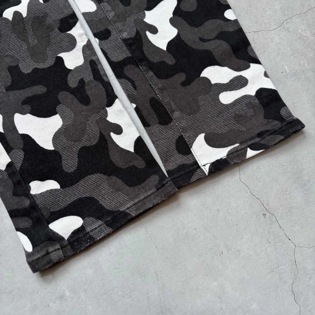 PEARLY GATES カモフラ迷彩総柄 ストレッチロングパンツ 30周年記念