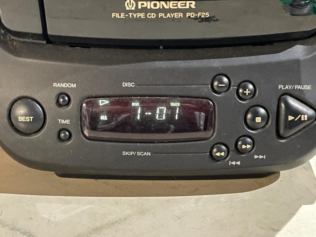 ★ CDプレイヤー PIONEER PD-F25 25枚 収納 ファイルタイプ