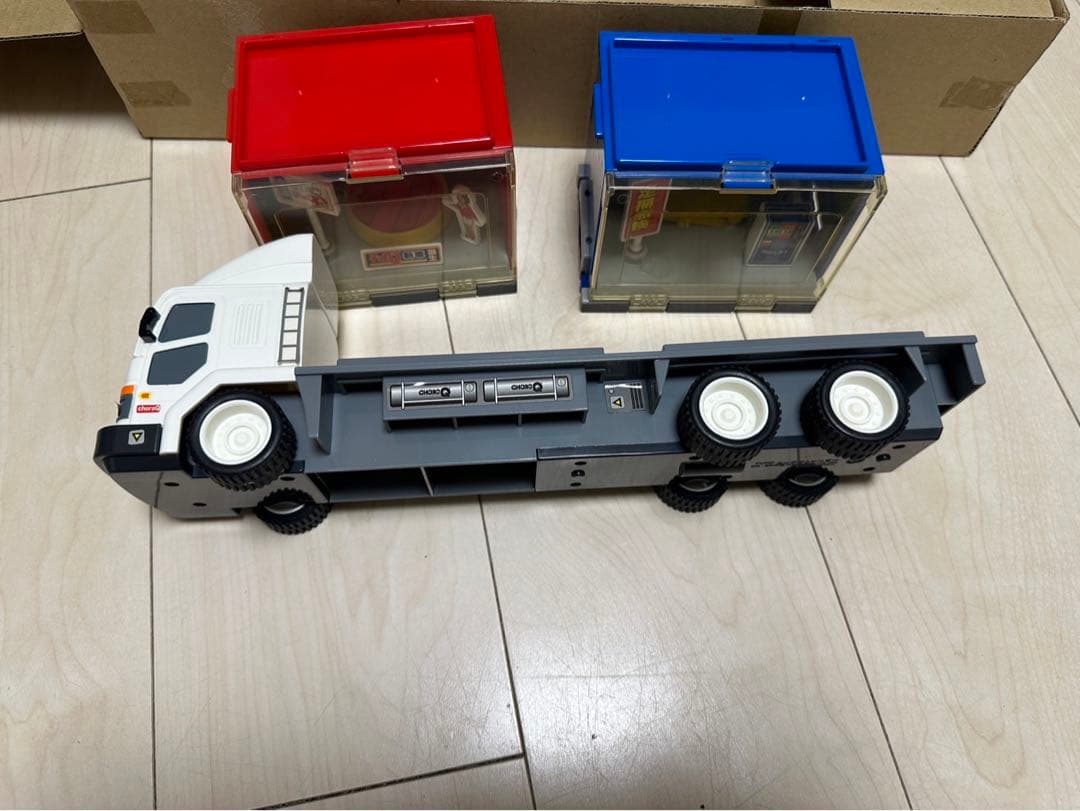 チョロQ コンテナトレーラー　ループ付き　20周年