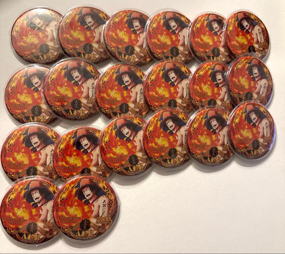 ワンピース 輩 缶バッジ エース BEST30