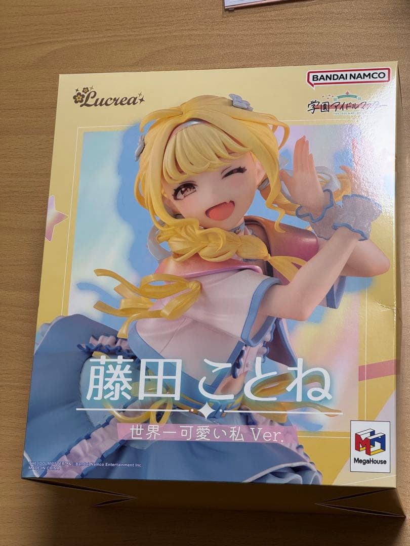 【ほぼ新品】 Lucrea 学園アイドルマスター藤田ことね 世界一可愛い私Ver