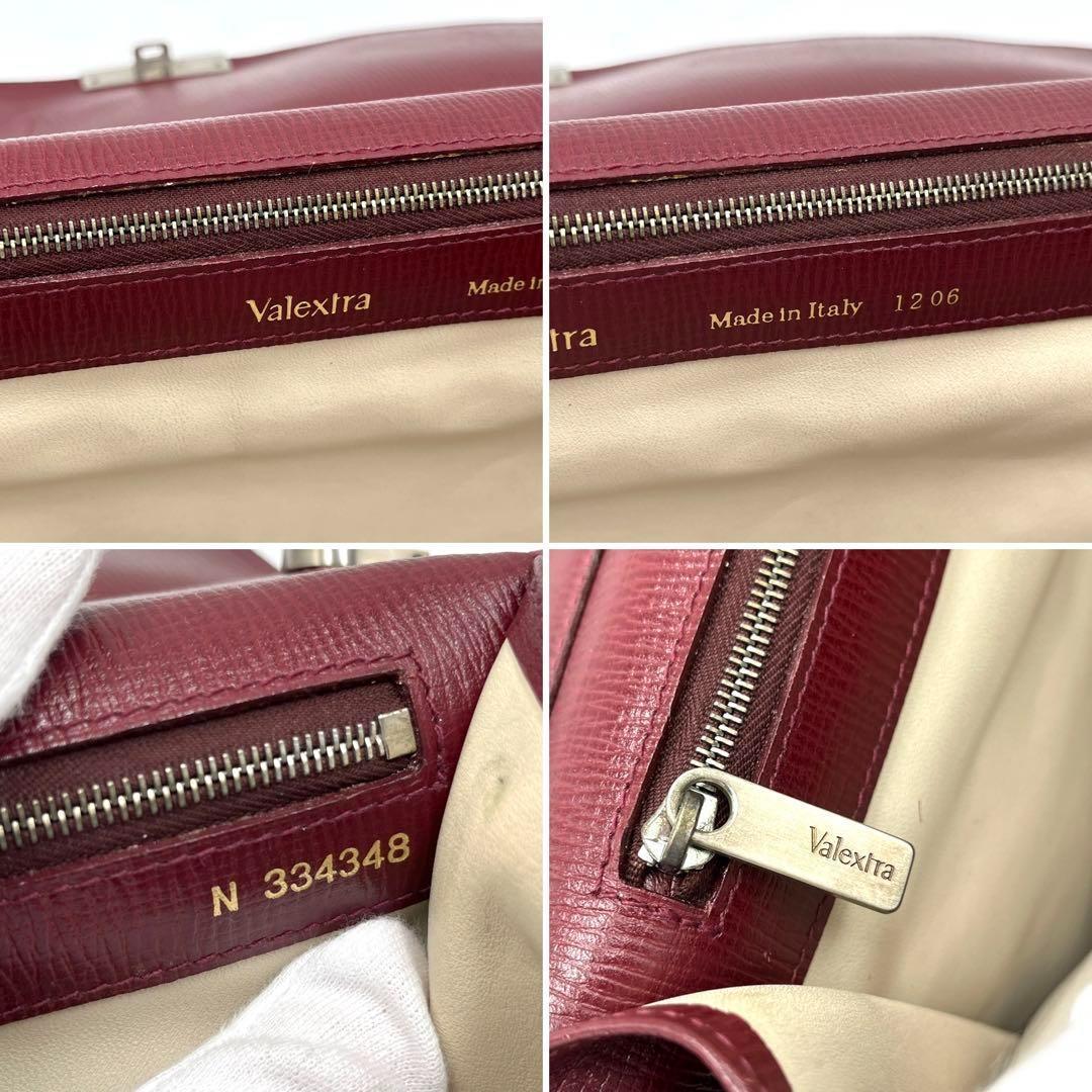 正規品 ヴァレクストラ 2way ビジネスバッグ レザー 本革 メンズ ボルドー