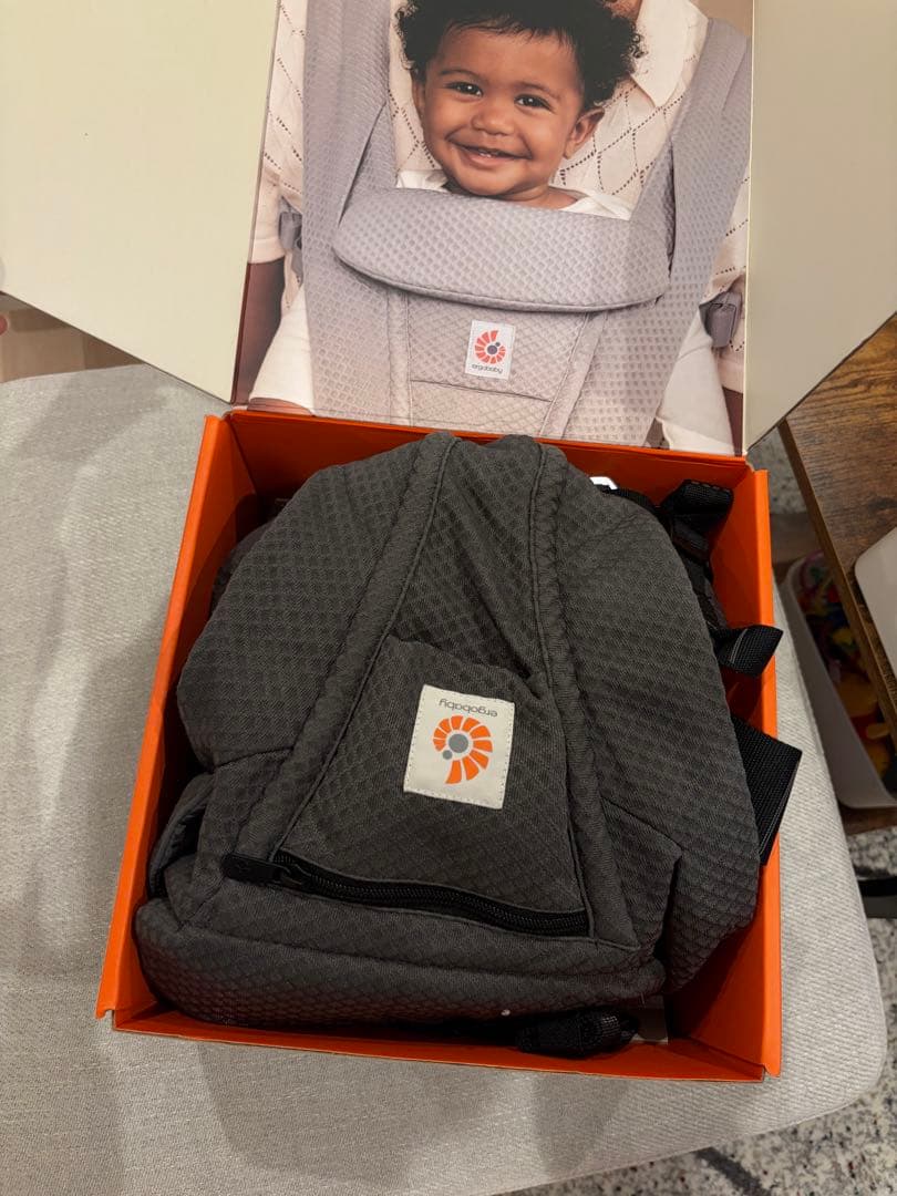 ergobaby Omni Deluxe 抱っこ紐 グレー 0-4歳