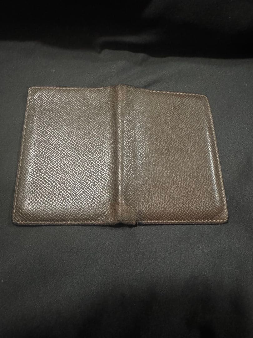 HERMES エルメス ブラウン レザー 名刺入れ カードケース