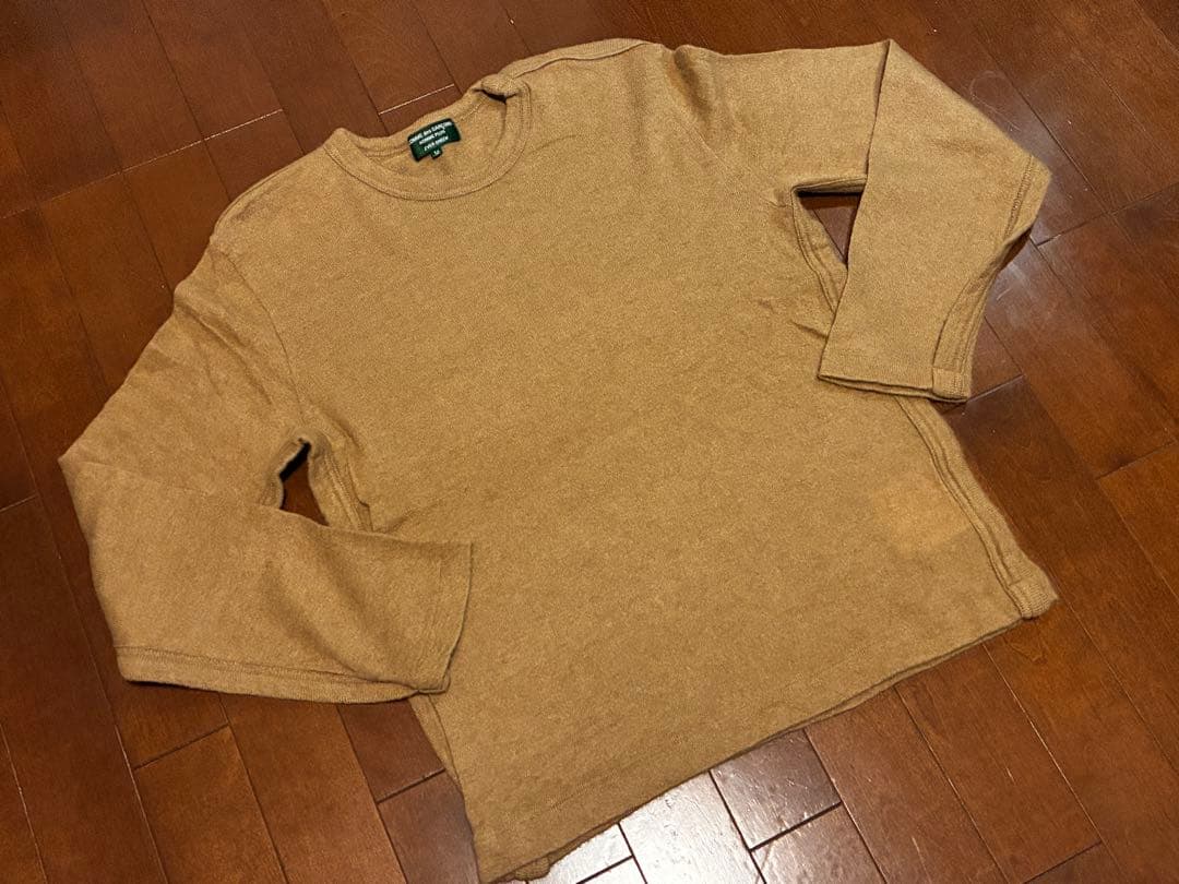 【PLUs】COMME des GARÇONS EGキャメルニット