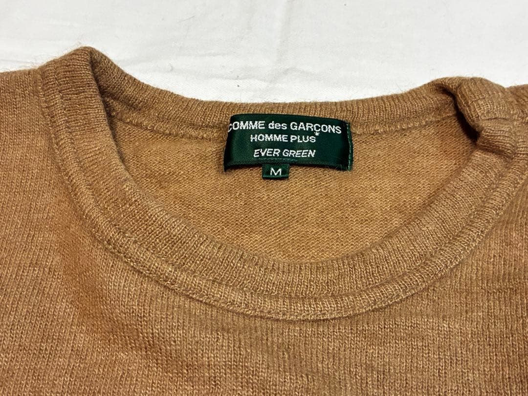 【PLUs】COMME des GARÇONS EGキャメルニット