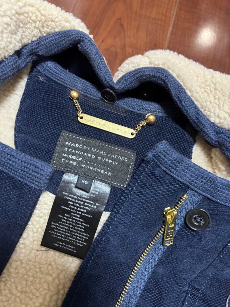 マークバイマークジェイコブスモッズコート ボア ファー付