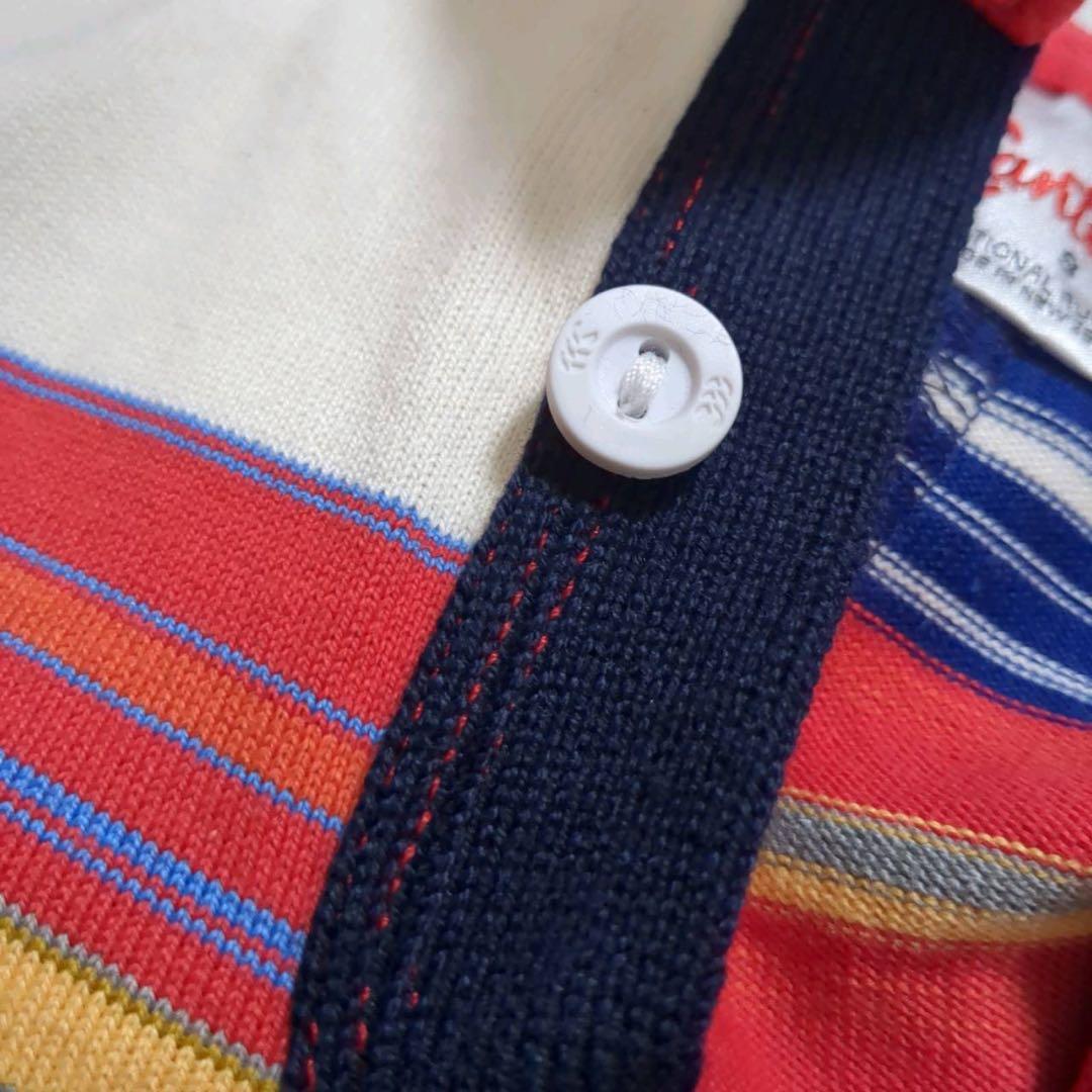 Canterbury ラガーシャツ S クレイジーパターン 好配色 カンタベリー