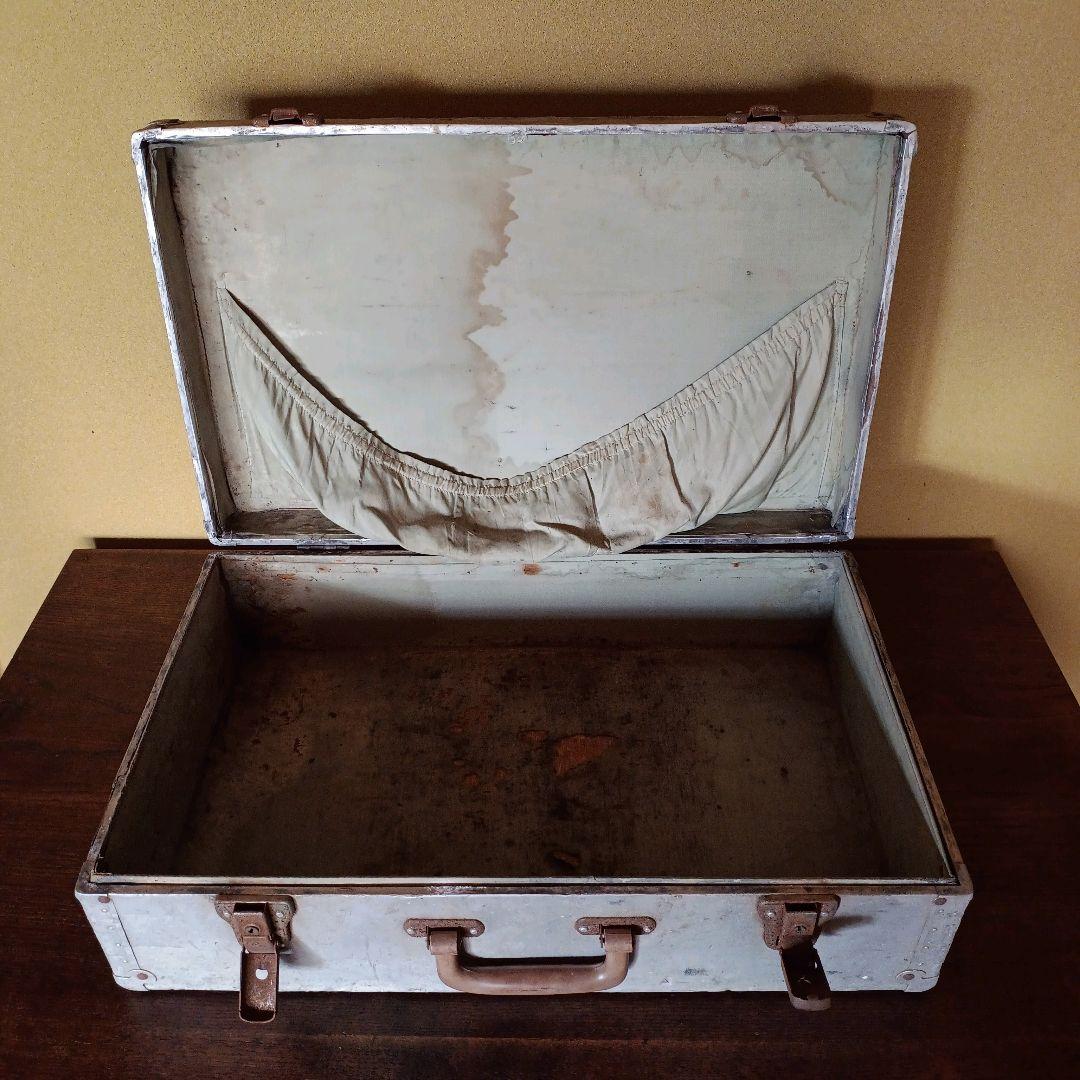 【希少】ヴィンテージ FUJI ELECTRIC アルミトランク レトロ 古道具