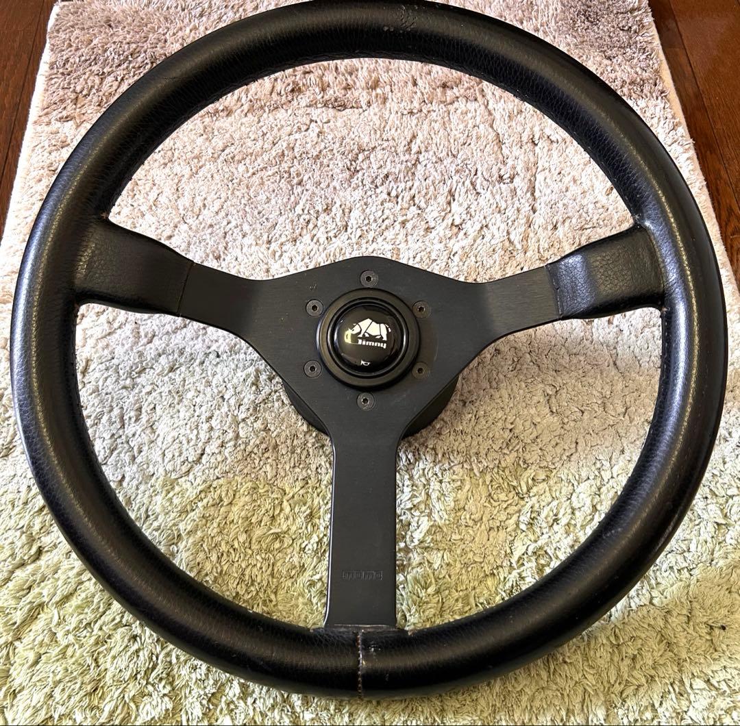 ジムニー　ja11 ステアリング　MOMO 純正　ハンドル