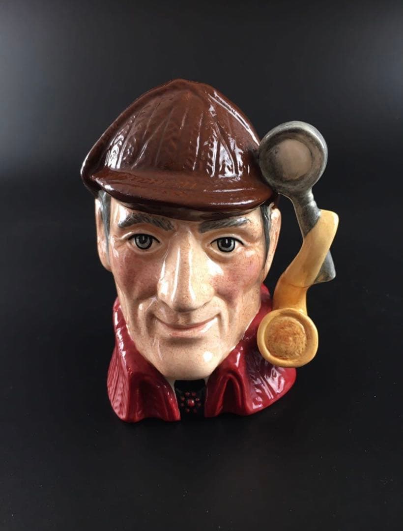 1972年ロイヤルドルトンThe Sleuth シャーロックホームズトビージャグ