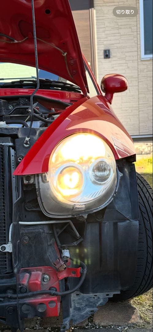 コペン l880k ヘッドライト左右　ハロゲン