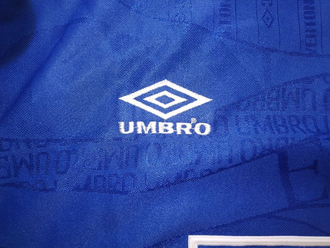 UMBROエバートンFC 95/96 ホーム XLサイズ 選手支給未使用品