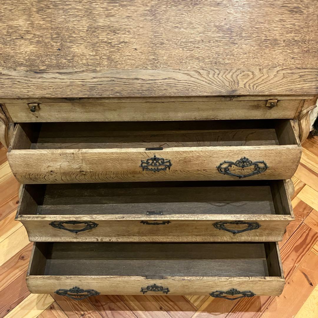 アンティークライティングビューロー(書記台)　チェスト